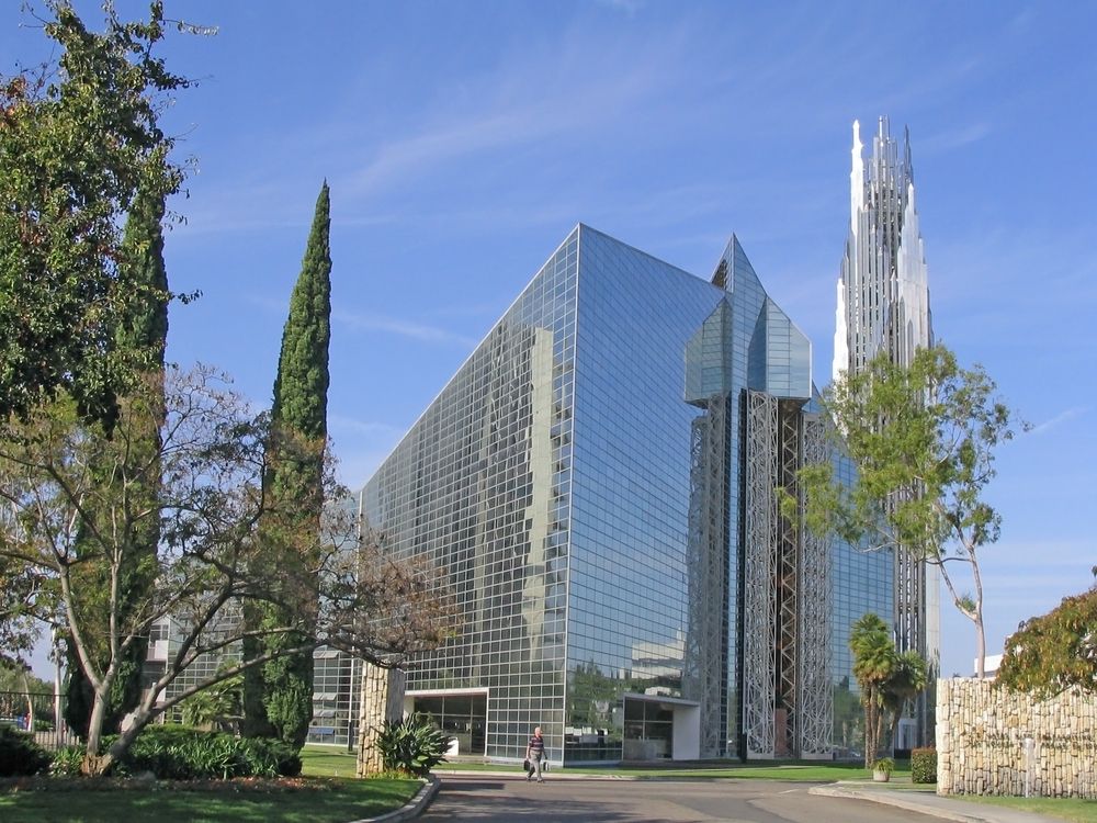 Exterior of the Crystal Cathedral