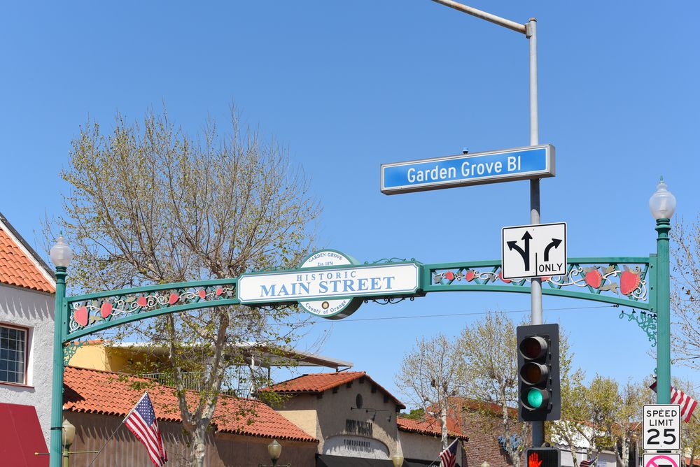 Road arch of the Historic Main Street
