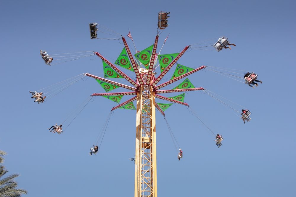 Thrilling ride at the Strawberry Festival