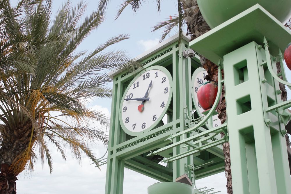 Close view of the Iconic Tower on the Green