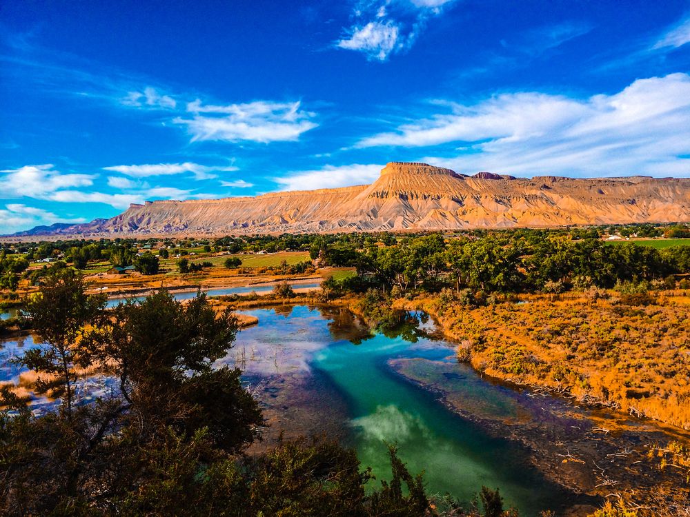 Scenic view of Grand Mesa