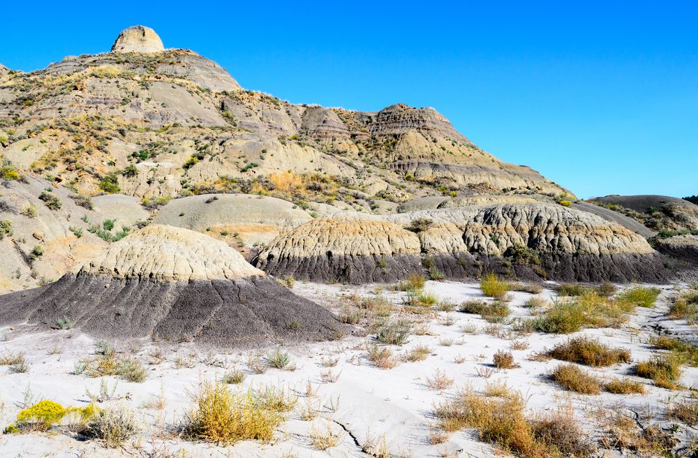 Rock formations at Makoshika State Park