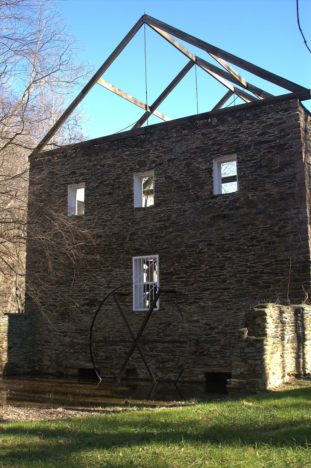 Exterior of the Black Rock Mill Ruins