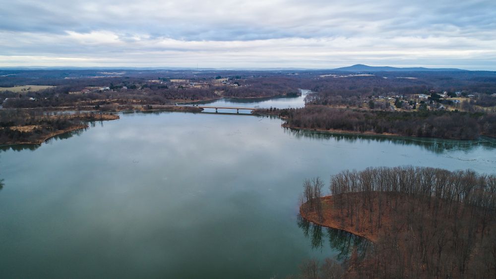 Aerial view of Little Seneca Lake