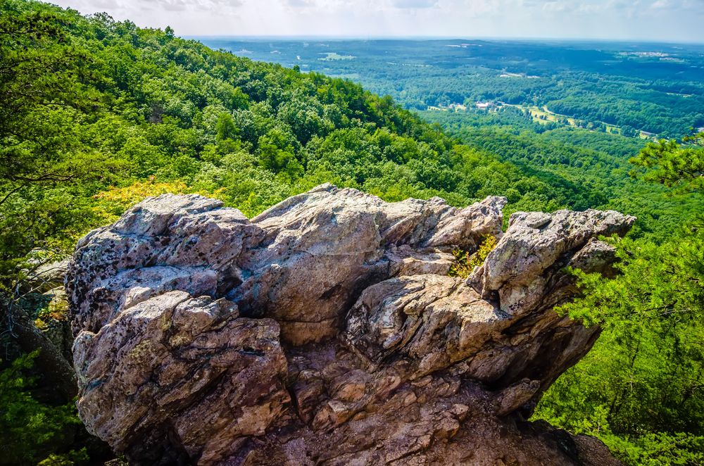 Rock formation at Crowders Mountain