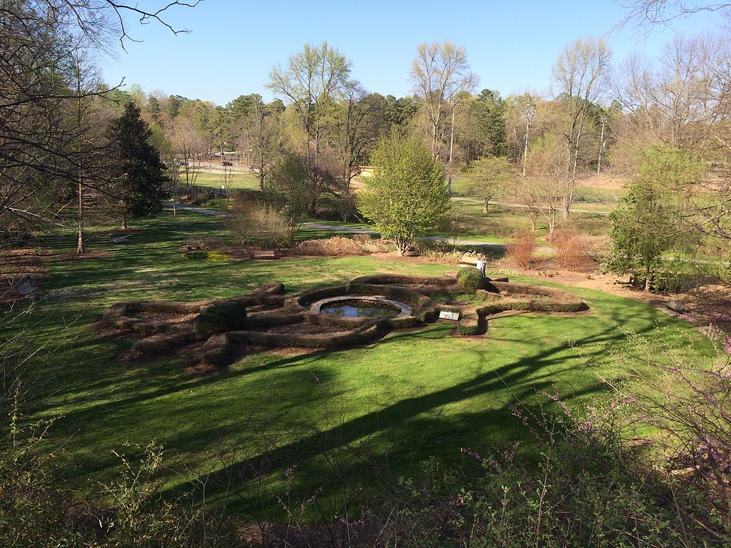 The grounds of Greensboro Arboretum