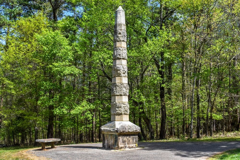 Monument at Guilford Courthouse National Military Park
