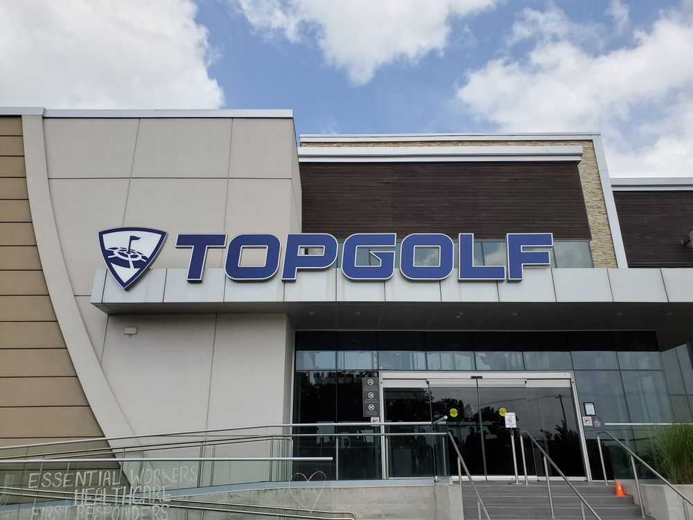 Exterior of Topgolf at Overland Park