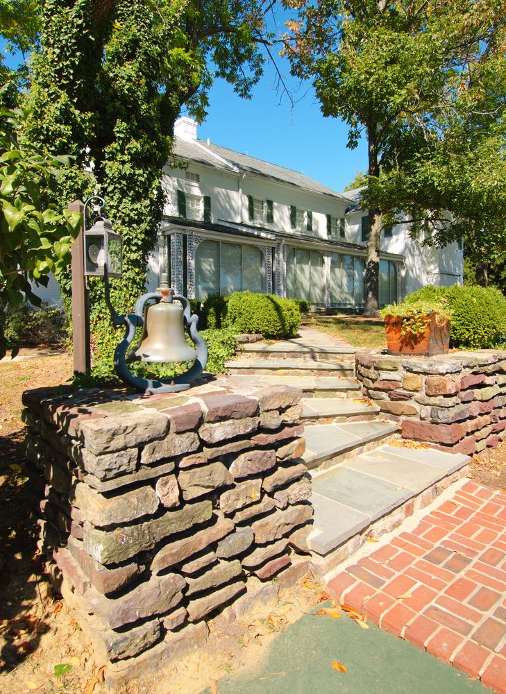 Small steps leading to Eisenhower National Historic Site