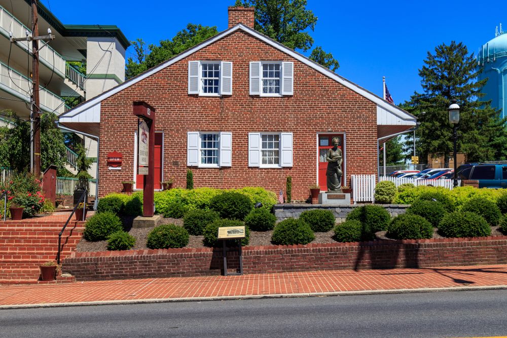 Front view of the Jennie Wade House