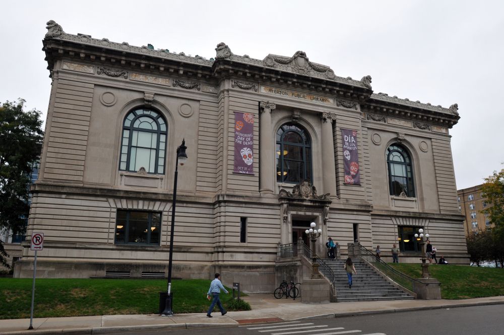 Exterior of the Grand Rapids Public Library