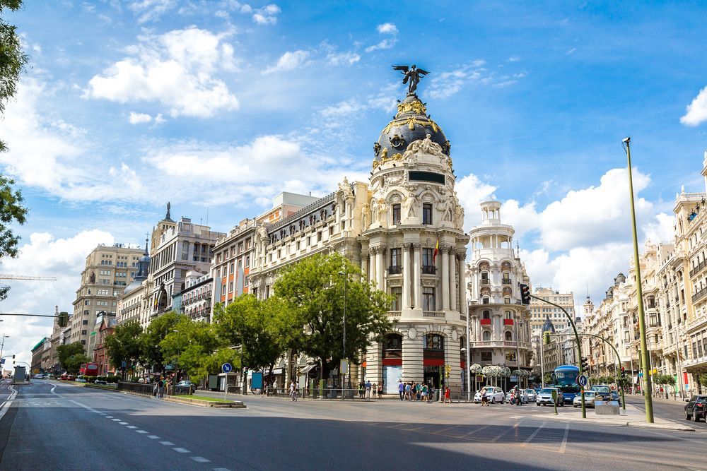 Gran Vía in Madrid