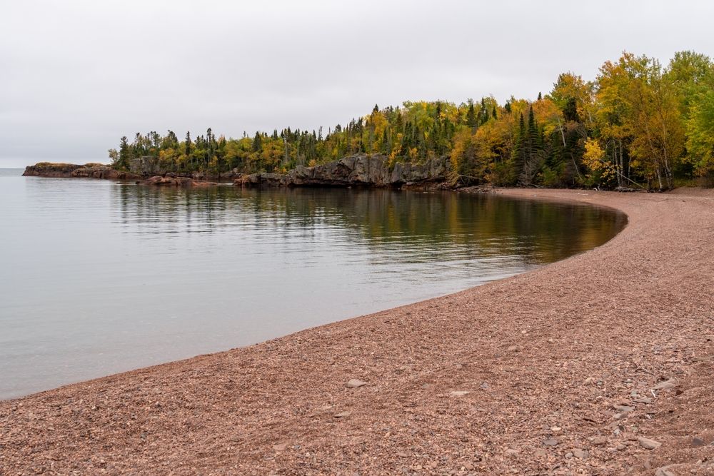 Still waters of Lake Superior