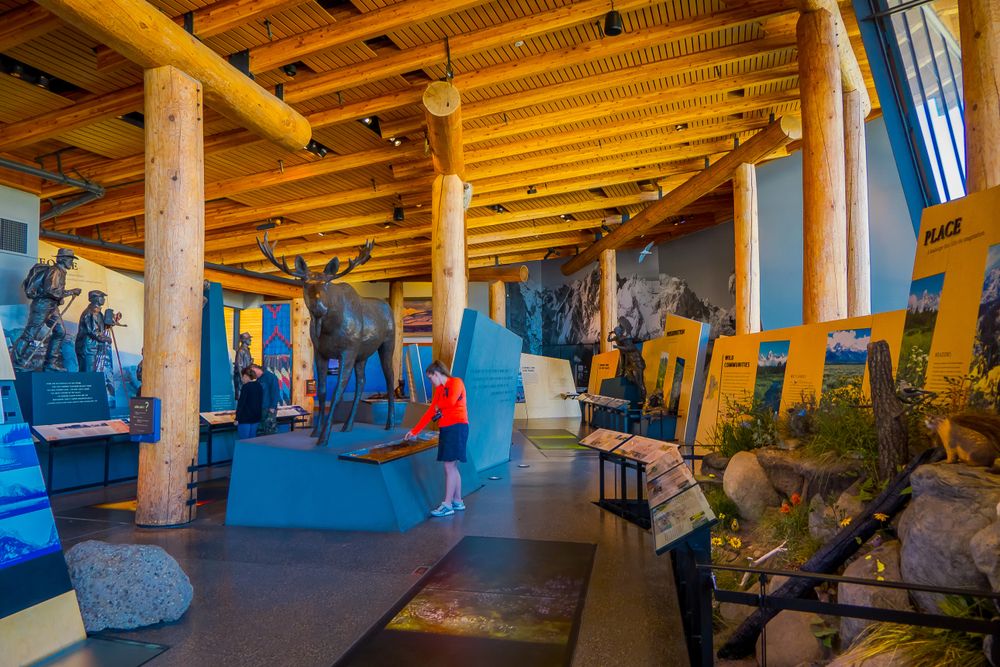 Interior of Craig Thomas Discovery and Visitor Center
