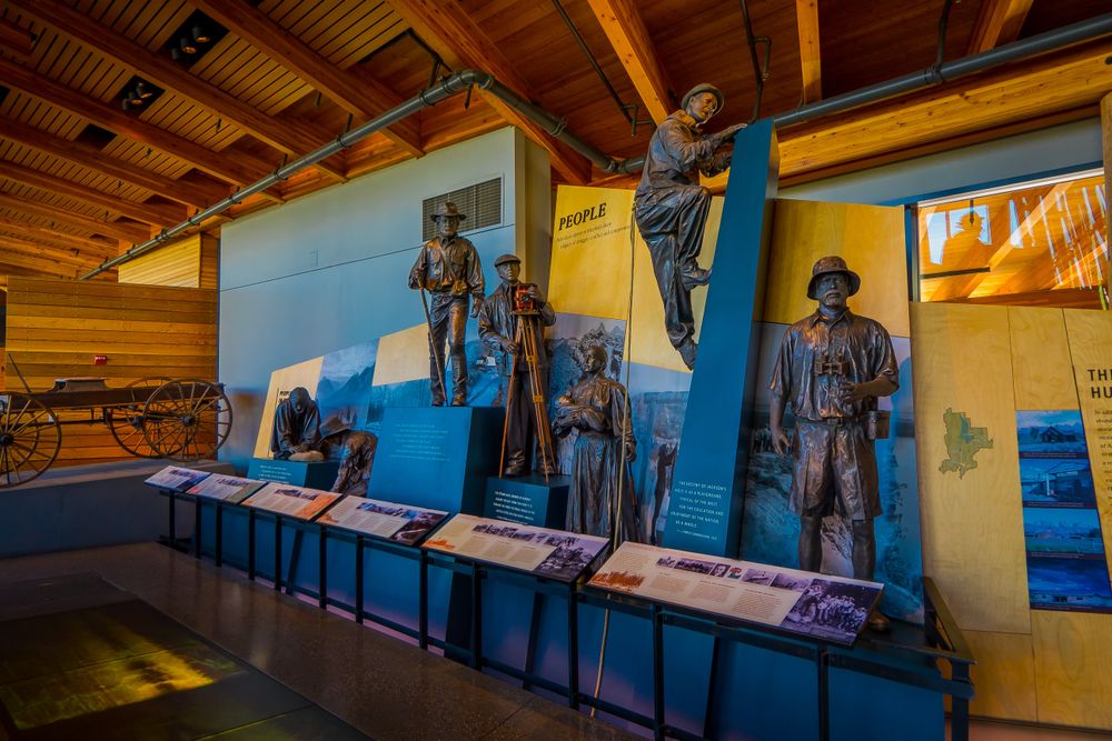 Expedition exhibit in Craig Thomas Discovery and Visitor Center