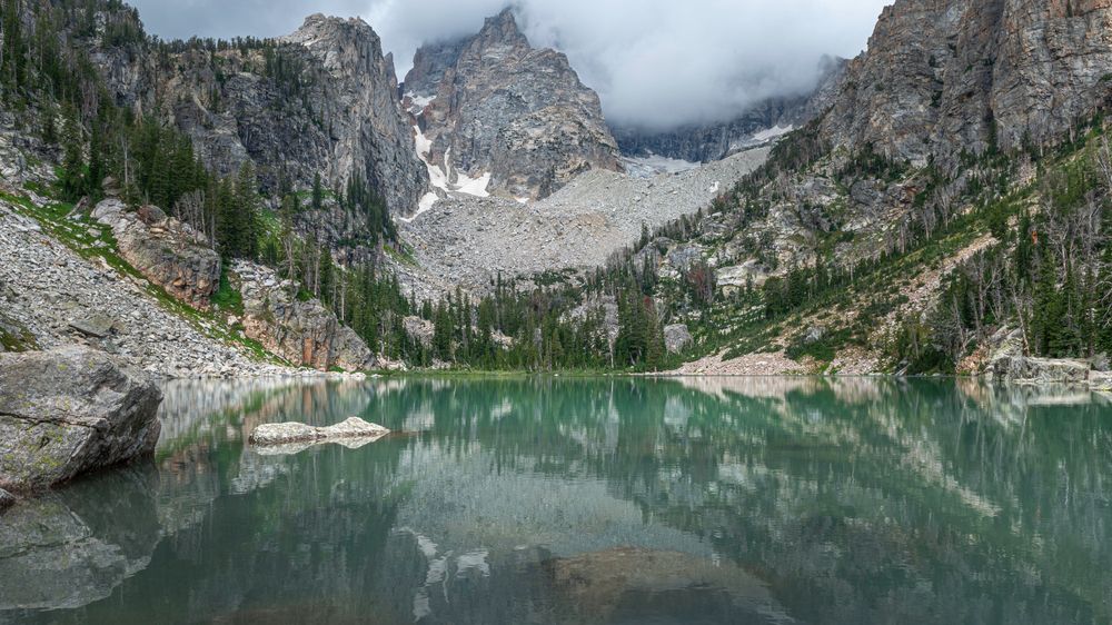 Daytime view of Delta Lake