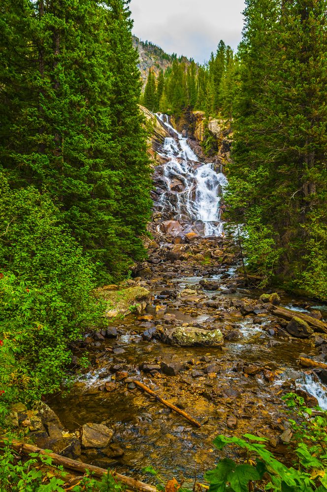 Daytime view of the gorgeous Hidden Falls