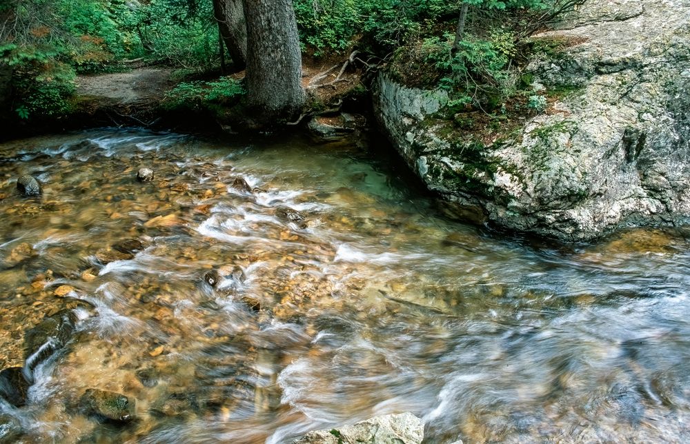 Downstream of Hidden Falls