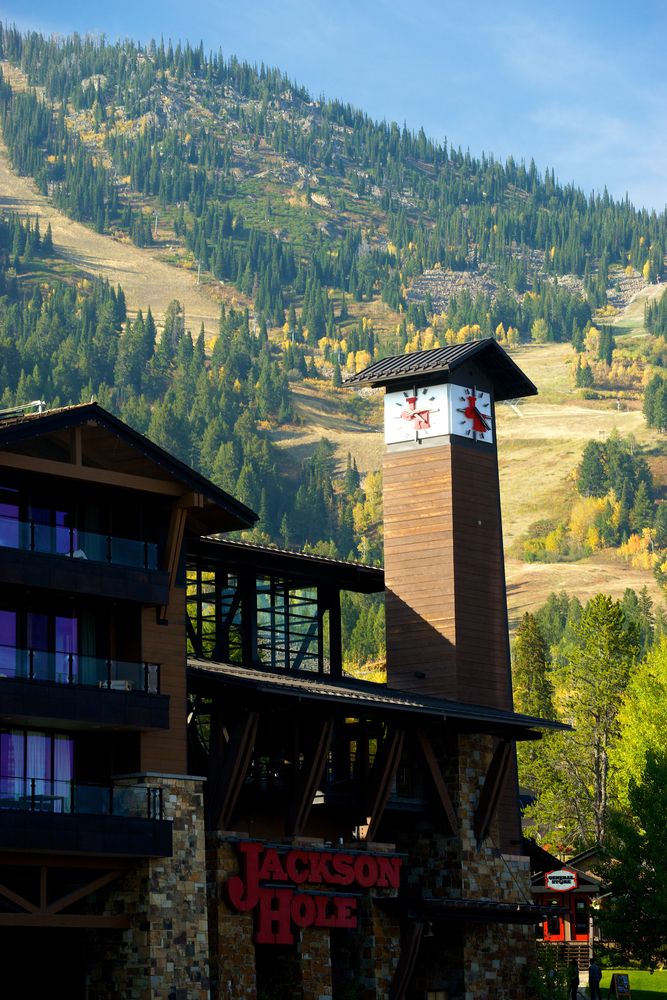 Exterior of Jackson Hole Mountain Resort's building
