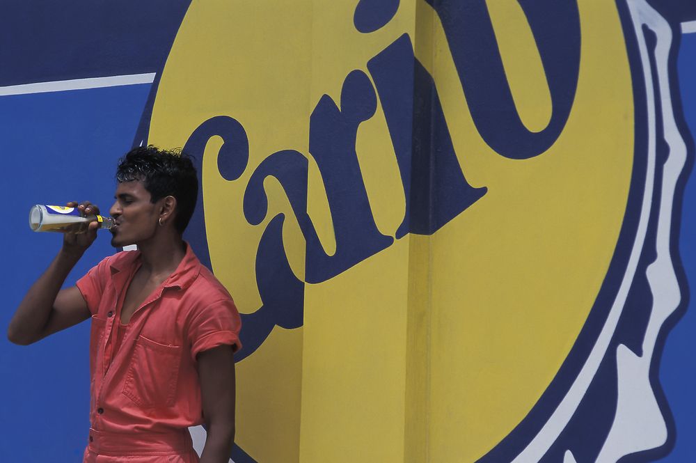 Carib beer in Trinidad and Tobago