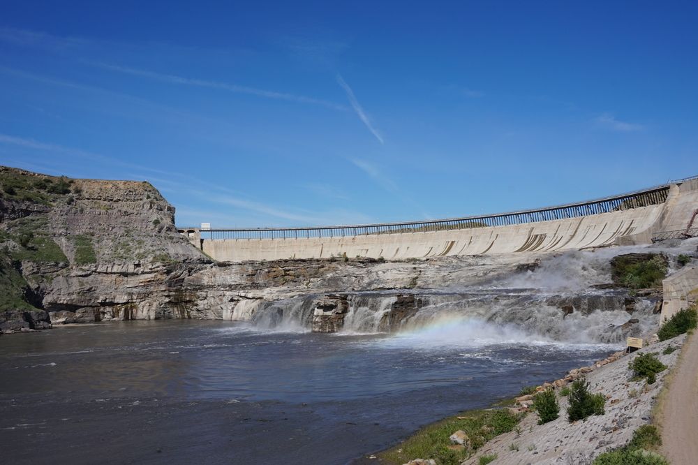 Daytime view of Great Falls