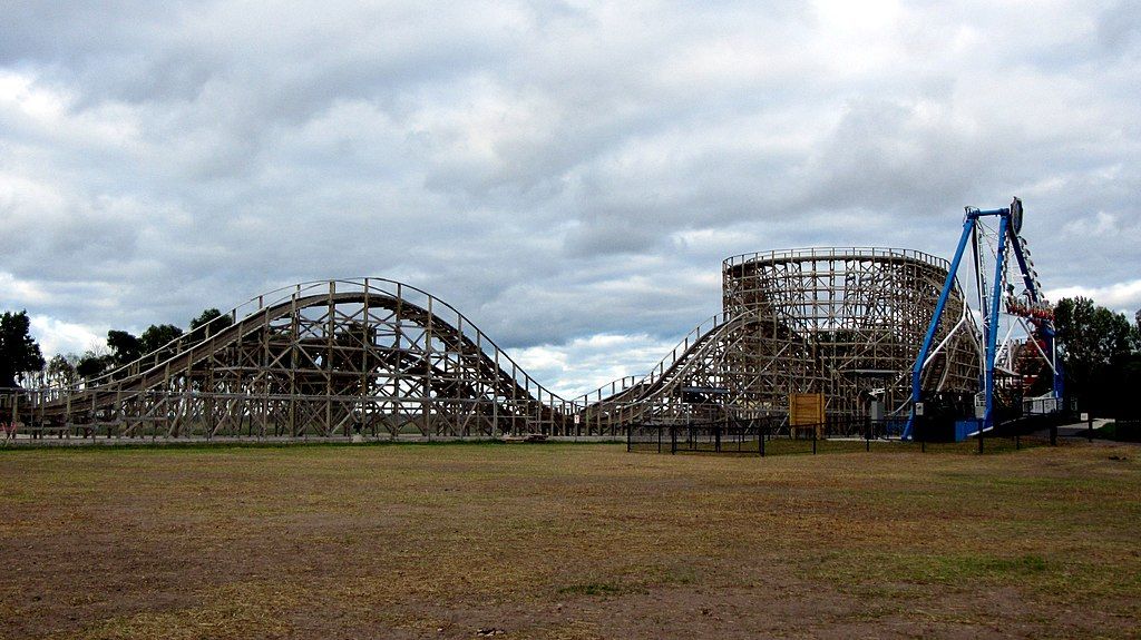 Rollercoaster at Bay Beach Amusement Park