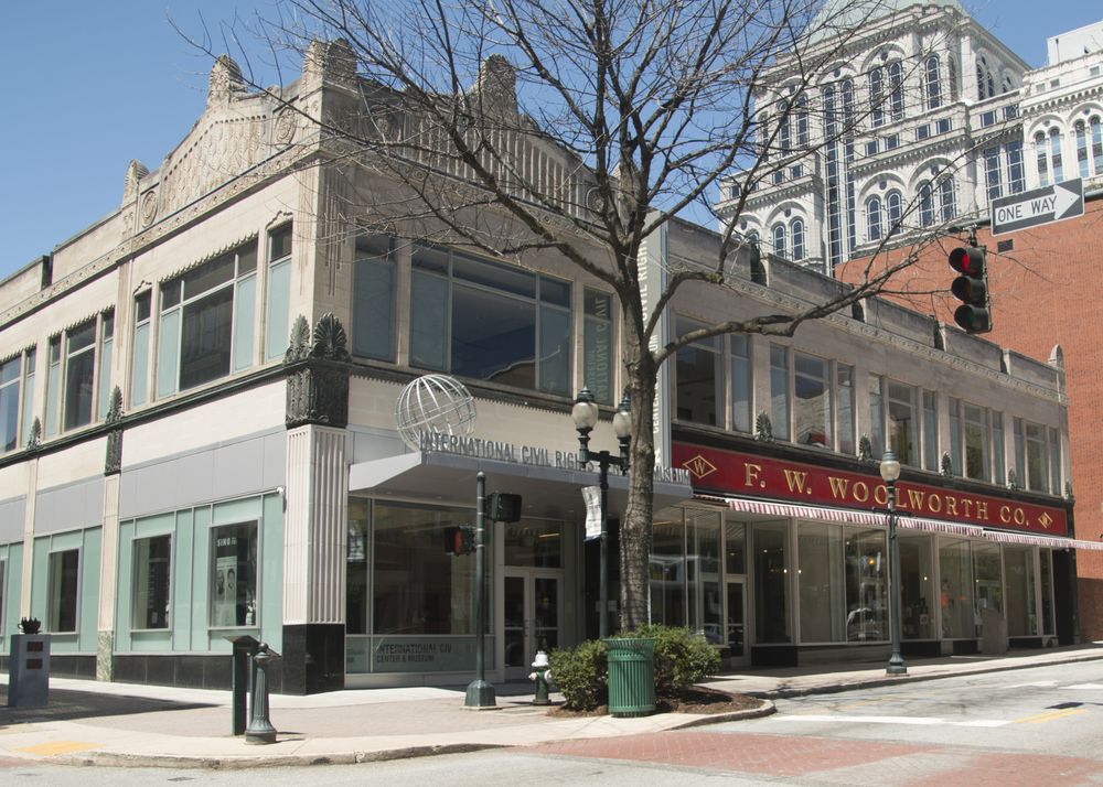 Exterior of International Civil Rights Center and Museum