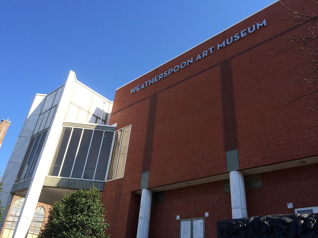 Exterior of Weatherspoon Art Museum
