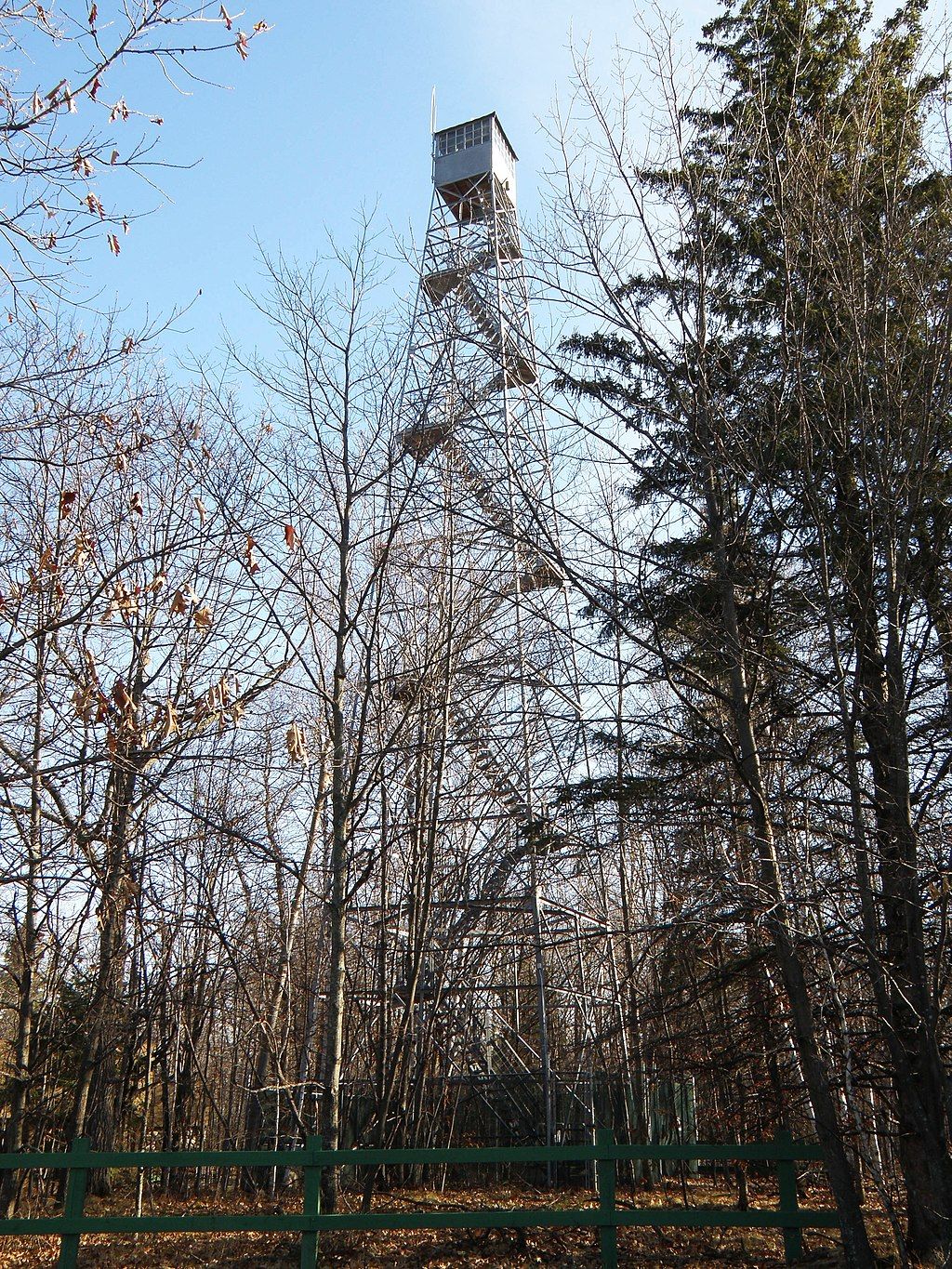 Fire lookout tower at Forest History Center