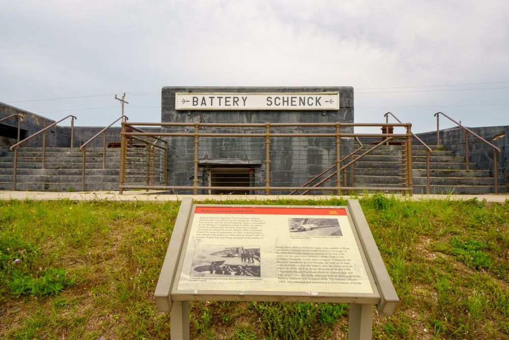 Battery schenck at Fort Morgan