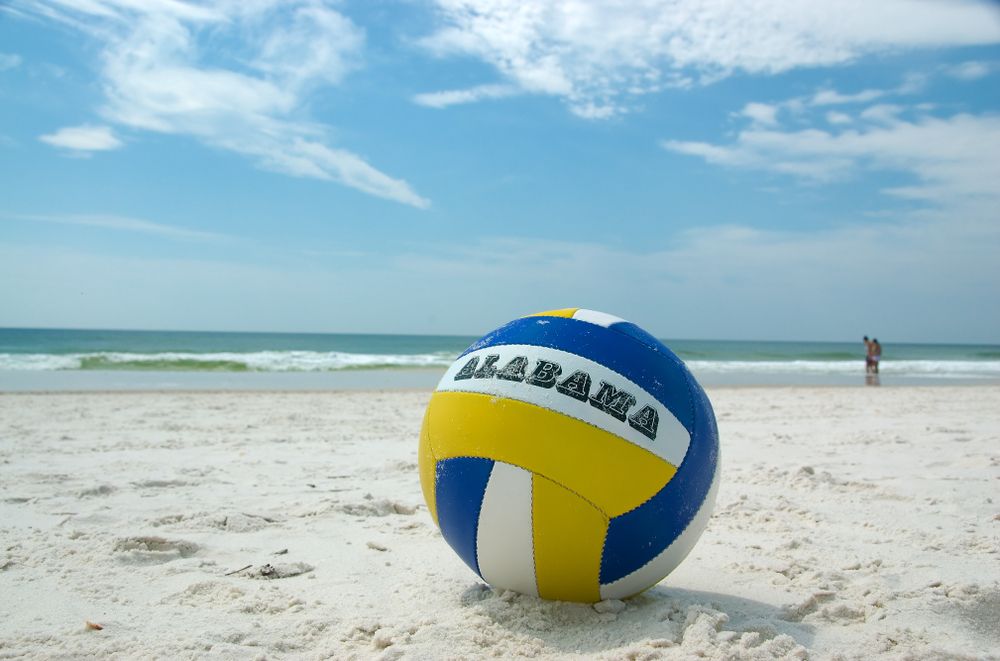 Volleyball on the sands of Gulf State Park