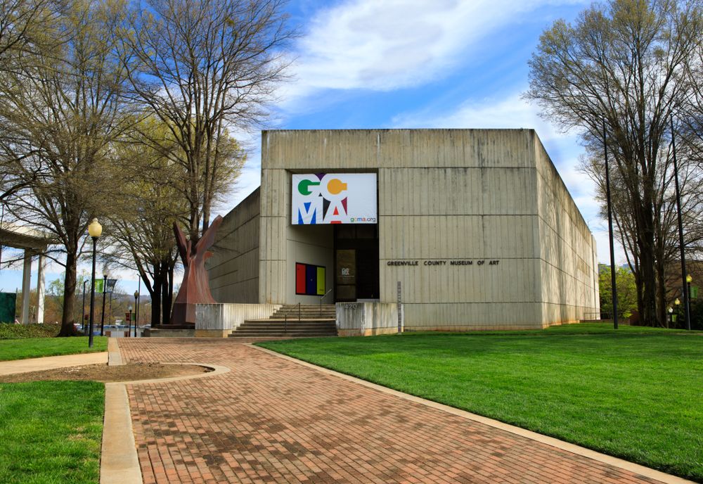 Exterior of the Greenville County Museum of Art