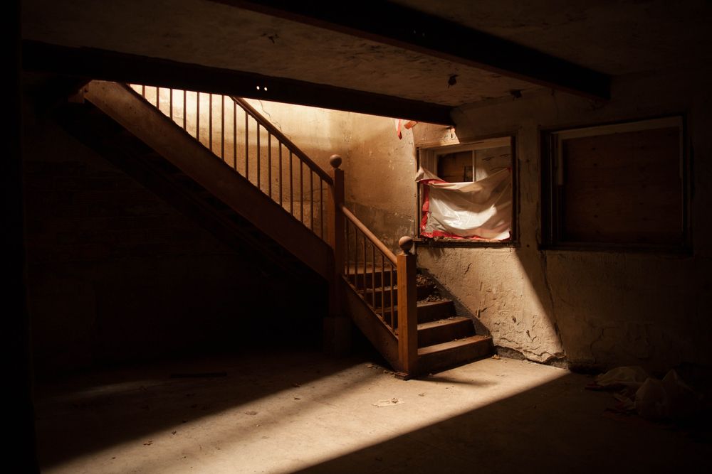 Interior of a building at The Village at Grand Traverse Commons