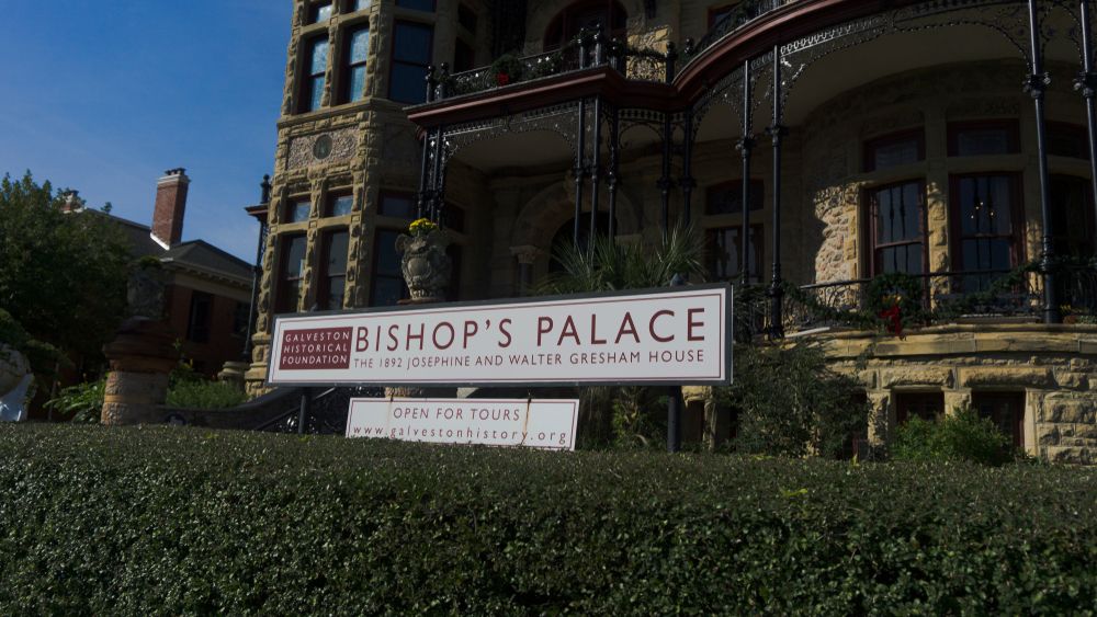 Signage of 1892 Bishop's Palace