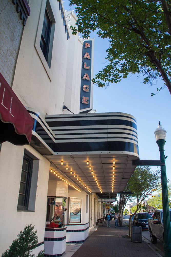 Marquee of the Georgetown Palace Theatre