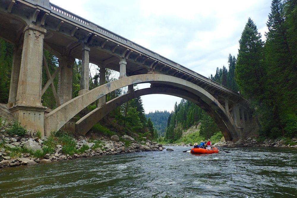 Daytime view of Rainbow Bridge