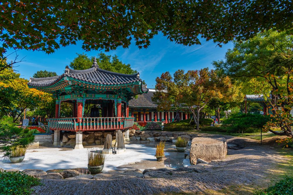 View of Gyeongsang-gamyeong Park