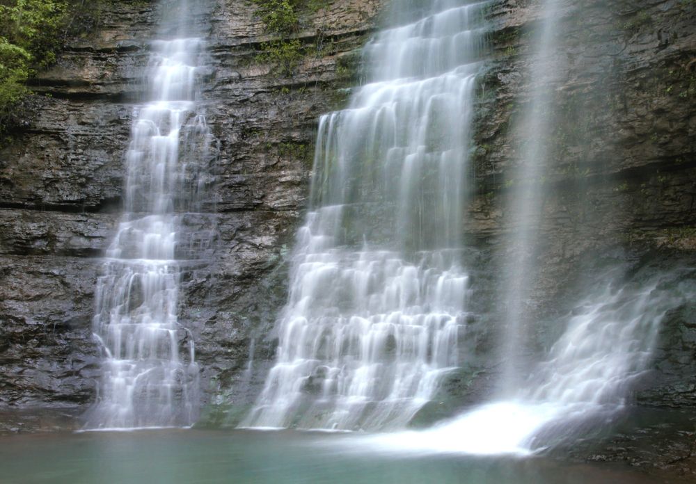 The waters of Triple Falls