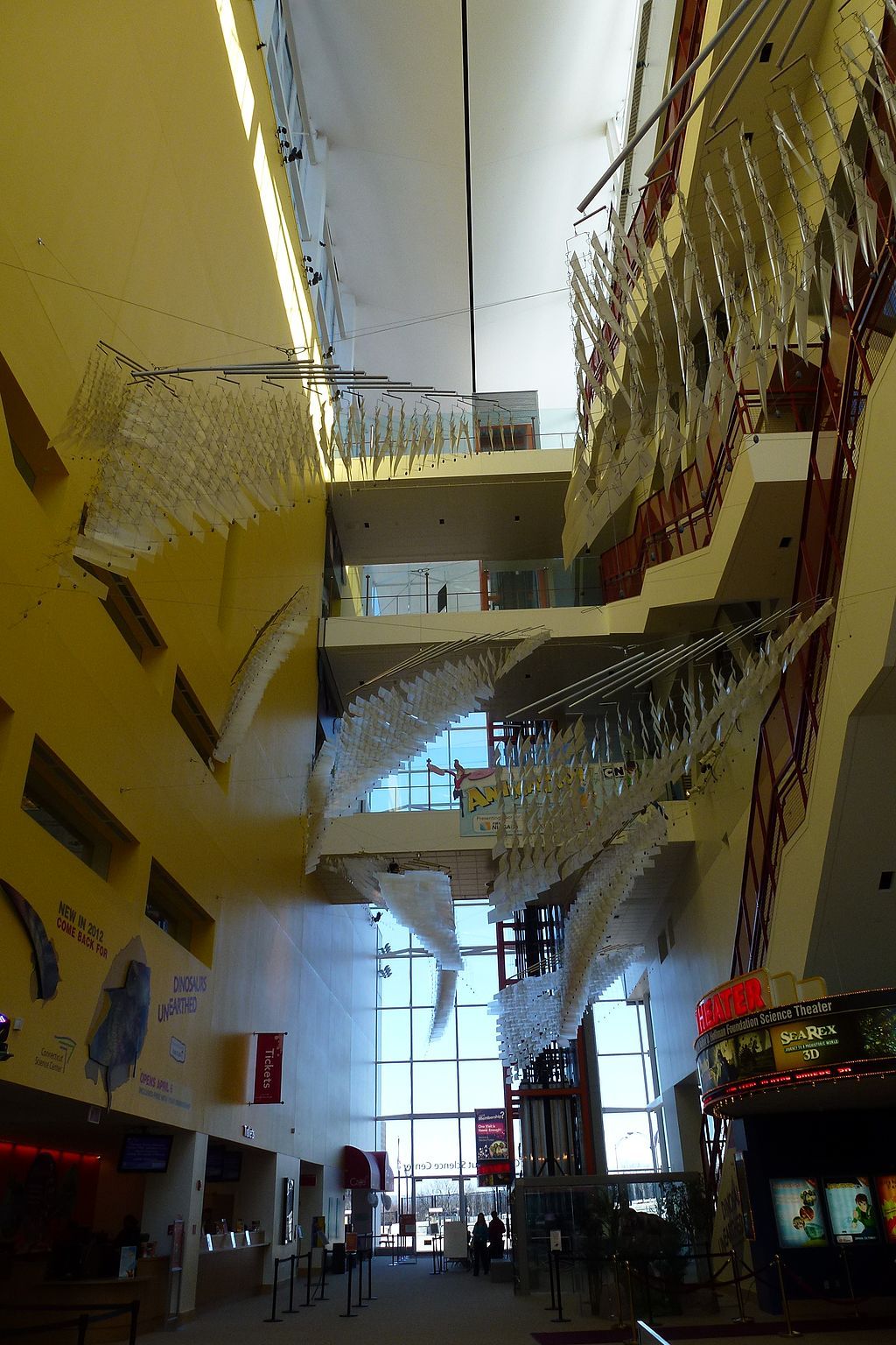Interior of Connecticut Science Center