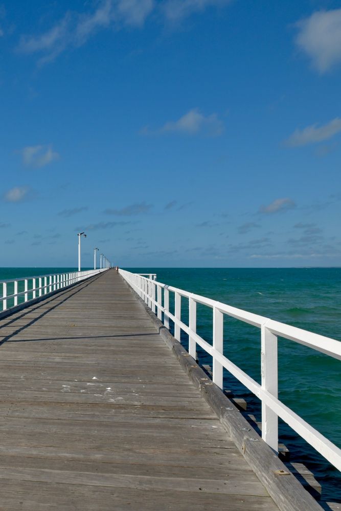 View from within the Urangan Pier