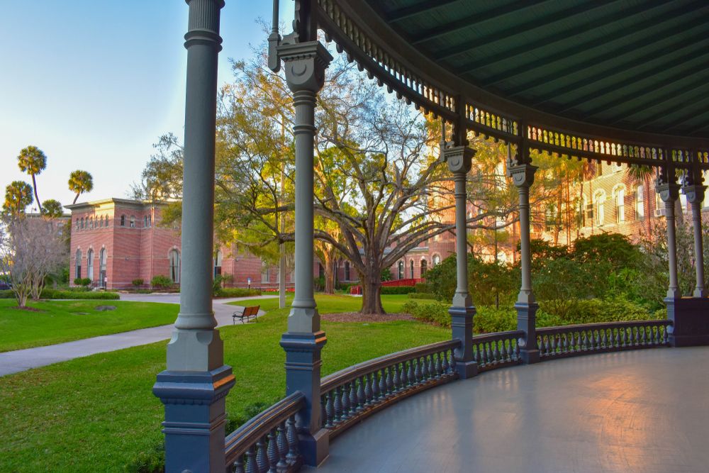 The grounds of the Henry B. Plant Museum