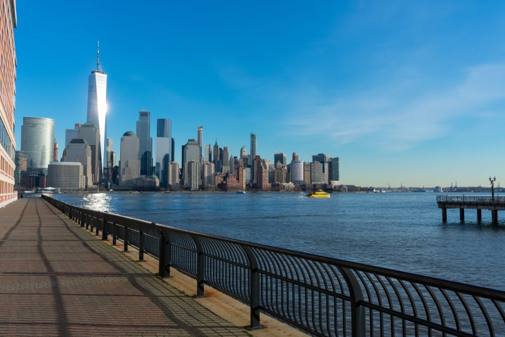 Trail of Hudson River Waterfront Walkway