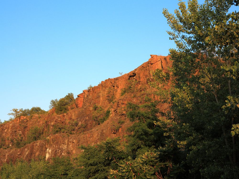 Rock formation at Laurel Hill Park