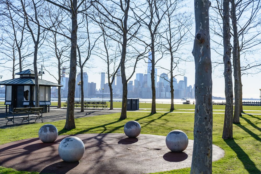 The grounds of Liberty State Park
