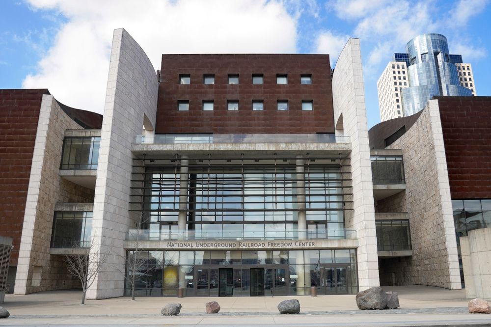 Exterior of The National Underground Railroad Freedom Center