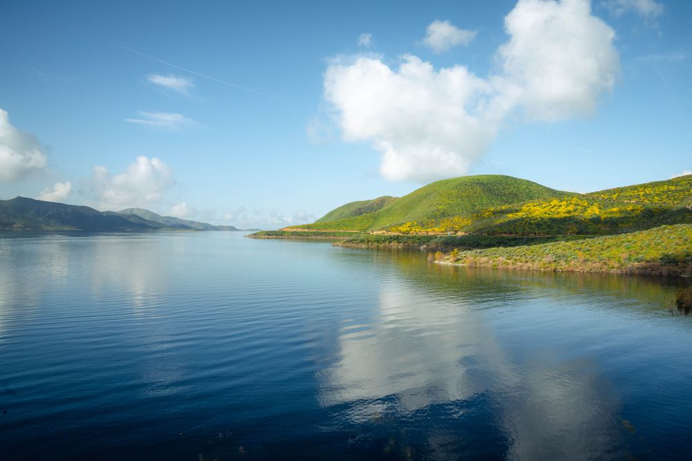 The waters of Diamond Valley Lake