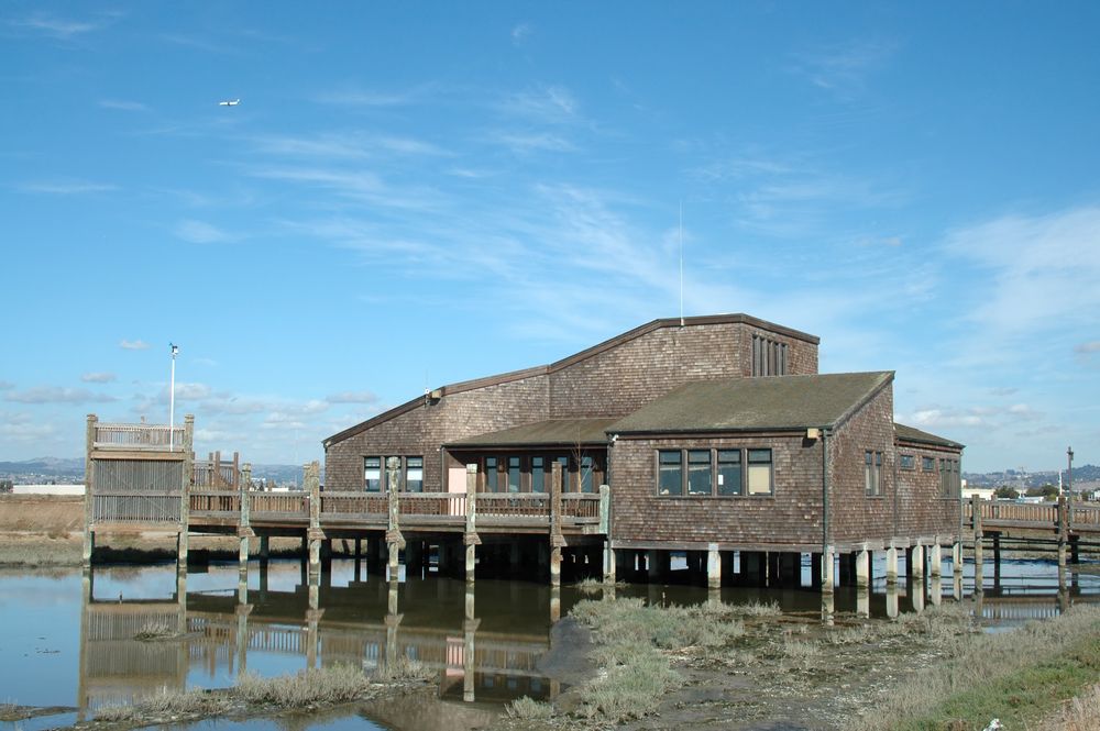 Exterior of Hayward Shoreline Interpretive Center's building
