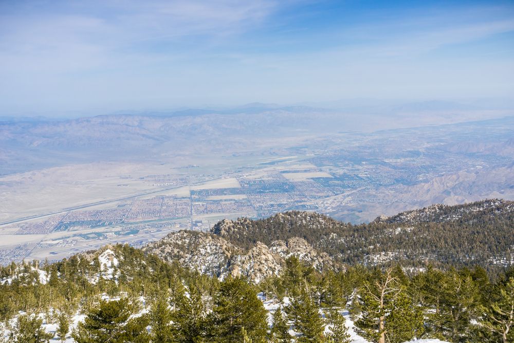 The view from Mount San Jacinto State Park's summit