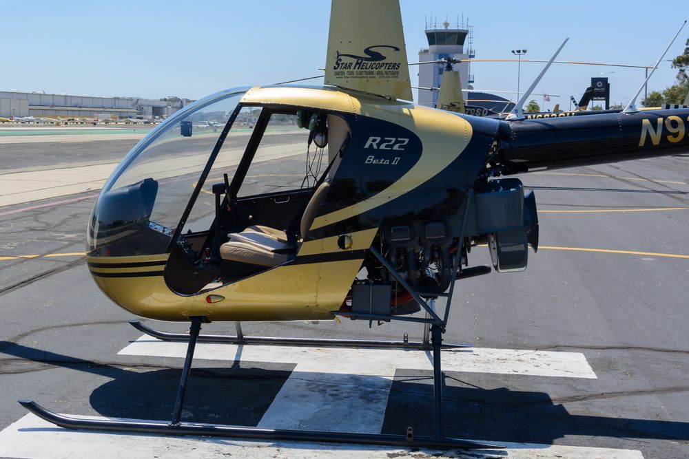 Close view of a Star Helicopter
