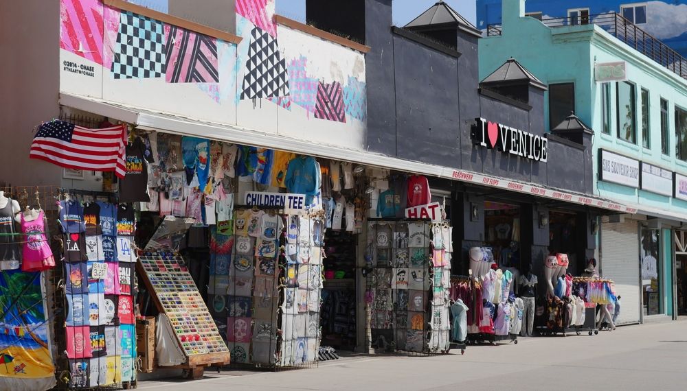 Souvenir shop at Venice Boardwalk